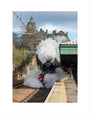 Flying Scotsman leaving Waverley Station, Edinburgh. art print extra small none Art Print - Science Museum Shop