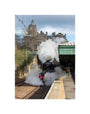 Flying Scotsman leaving Waverley Station, Edinburgh. unstretched canvas small none Art Print - Science Museum Shop