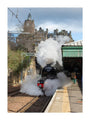 Flying Scotsman leaving Waverley Station, Edinburgh. unstretched canvas extra large none Art Print - Science Museum Shop