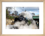 Flying Scotsman leaving Waverley Station, Edinburgh. art print extra small natural Art Print - Science Museum Shop