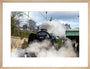 Flying Scotsman leaving Waverley Station, Edinburgh. art print medium natural Art Print - Science Museum Shop