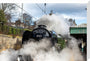 Flying Scotsman leaving Waverley Station, Edinburgh. stretched canvas large none Art Print - Science Museum Shop
