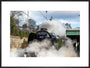 Flying Scotsman leaving Waverley Station, Edinburgh. art print extra large black Art Print - Science Museum Shop