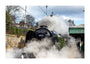 Flying Scotsman leaving Waverley Station, Edinburgh. unstretched canvas extra large none Art Print - Science Museum Shop
