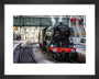 Flying Scotsman at Waverley Station, Edinburgh to celebrate the centenary. art print extra small black Art Print - Science Museum Shop