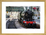 Flying Scotsman at Waverley Station, Edinburgh to celebrate the centenary. art print medium gold Art Print - Science Museum Shop
