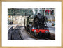 Flying Scotsman at Waverley Station, Edinburgh to celebrate the centenary. art print large gold Art Print - Science Museum Shop
