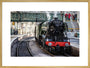 Flying Scotsman at Waverley Station, Edinburgh to celebrate the centenary. art print extra large gold Art Print - Science Museum Shop
