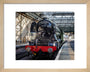Flying Scotsman at Waverley Station, Edinburgh to celebrate the centenary. art print extra small natural Art Print - Science Museum Shop
