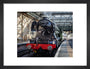 Flying Scotsman at Waverley Station, Edinburgh to celebrate the centenary. art print small black Art Print - Science Museum Shop