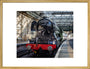Flying Scotsman at Waverley Station, Edinburgh to celebrate the centenary. art print large gold Art Print - Science Museum Shop