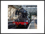 Flying Scotsman at Waverley Station, Edinburgh to celebrate the centenary. art print extra large black Art Print - Science Museum Shop