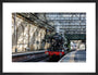 Flying Scotsman at Waverley Station, Edinburgh to celebrate the centenary. art print medium black Art Print - Science Museum Shop