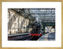 Flying Scotsman at Waverley Station, Edinburgh to celebrate the centenary. art print large gold Art Print - Science Museum Shop