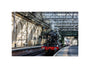 Flying Scotsman at Waverley Station, Edinburgh to celebrate the centenary. unstretched canvas small none Art Print - Science Museum Shop