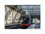 Flying Scotsman at Waverley Station, Edinburgh to celebrate the centenary. art print large none Art Print - Science Museum Shop