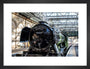 Flying Scotsman at Waverley Station, Edinburgh to celebrate the centenary. art print small black Art Print - Science Museum Shop