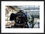Flying Scotsman at Waverley Station, Edinburgh to celebrate the centenary. art print medium black Art Print - Science Museum Shop