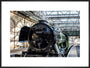 Flying Scotsman at Waverley Station, Edinburgh to celebrate the centenary. art print extra large black Art Print - Science Museum Shop