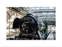 Flying Scotsman at Waverley Station, Edinburgh to celebrate the centenary. art print extra large none Art Print - Science Museum Shop