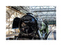 Flying Scotsman at Waverley Station, Edinburgh to celebrate the centenary. unstretched canvas medium none Art Print - Science Museum Shop