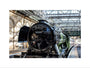 Flying Scotsman at Waverley Station, Edinburgh to celebrate the centenary. art print large none Art Print - Science Museum Shop
