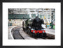 Flying Scotsman at Waverley Station, Edinburgh to celebrate the centenary. art print small black Art Print - Science Museum Shop