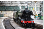 Flying Scotsman at Waverley Station, Edinburgh to celebrate the centenary. stretched canvas extra large none Art Print - Science Museum Shop