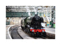 Flying Scotsman at Waverley Station, Edinburgh to celebrate the centenary. unstretched canvas medium none Art Print - Science Museum Shop