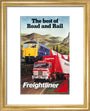 Freightliner - The Best of Road and Rail', BR poster, 1980 art print extra small gold Art Print - Science Museum Shop