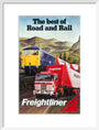 Freightliner - The Best of Road and Rail', BR poster, 1980 art print medium white Art Print - Science Museum Shop