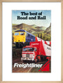 Freightliner - The Best of Road and Rail', BR poster, 1980 art print medium natural Art Print - Science Museum Shop