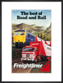 Freightliner - The Best of Road and Rail', BR poster, 1980 art print large black Art Print - Science Museum Shop