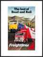 Freightliner - The Best of Road and Rail', BR poster, 1980 art print extra large black Art Print - Science Museum Shop