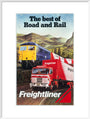 Freightliner - The Best of Road and Rail', BR poster, 1980 art print extra large white Art Print - Science Museum Shop