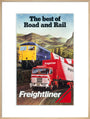 Freightliner - The Best of Road and Rail', BR poster, 1980 art print extra large natural Art Print - Science Museum Shop