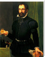 Portrait of a man holding a watch, c 1558. stretched canvas extra large none Art Print - Science Museum Shop