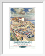 'Sheringham', BR poster, 1948-1965 art print extra small white Art Print - Science Museum Shop