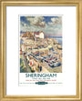 'Sheringham', BR poster, 1948-1965 art print extra small gold Art Print - Science Museum Shop