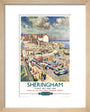 'Sheringham', BR poster, 1948-1965 art print extra small natural Art Print - Science Museum Shop
