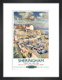 'Sheringham', BR poster, 1948-1965 art print small black Art Print - Science Museum Shop
