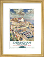 'Sheringham', BR poster, 1948-1965 art print small gold Art Print - Science Museum Shop