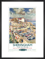 'Sheringham', BR poster, 1948-1965 art print medium black Art Print - Science Museum Shop