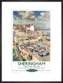 'Sheringham', BR poster, 1948-1965 art print large black Art Print - Science Museum Shop