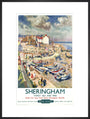 'Sheringham', BR poster, 1948-1965 art print extra large black Art Print - Science Museum Shop