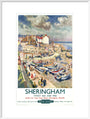 'Sheringham', BR poster, 1948-1965 art print extra large white Art Print - Science Museum Shop