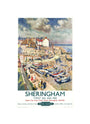 'Sheringham', BR poster, 1948-1965 unstretched canvas small none Art Print - Science Museum Shop
