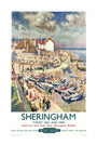 'Sheringham', BR poster, 1948-1965 unstretched canvas extra large none Art Print - Science Museum Shop