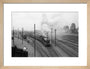 GWR 2-8-0 No 3803 leaving Acton Yard with Dynamometer Car art print small natural Art Print - Science Museum Shop