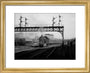 British Railways suburban train leaving Marylebone, 1949 art print extra small gold Art Print - Science Museum Shop